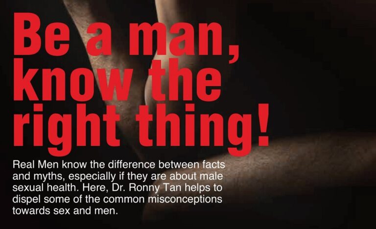 Be a man, know the right thing