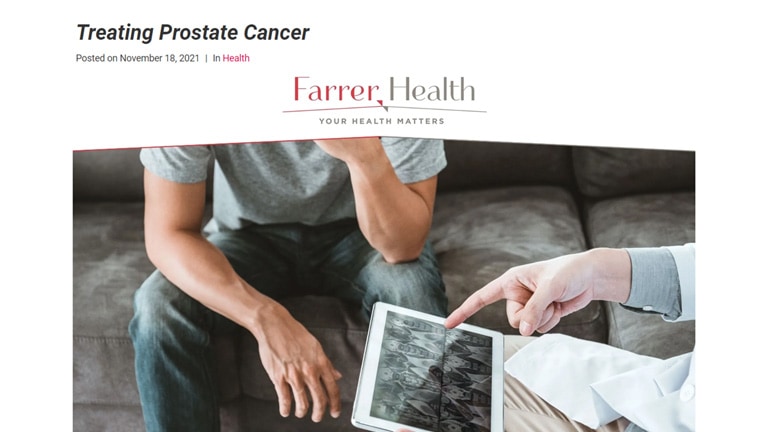 Treating Prostate Cancer by Dr Lie Kwok Ying